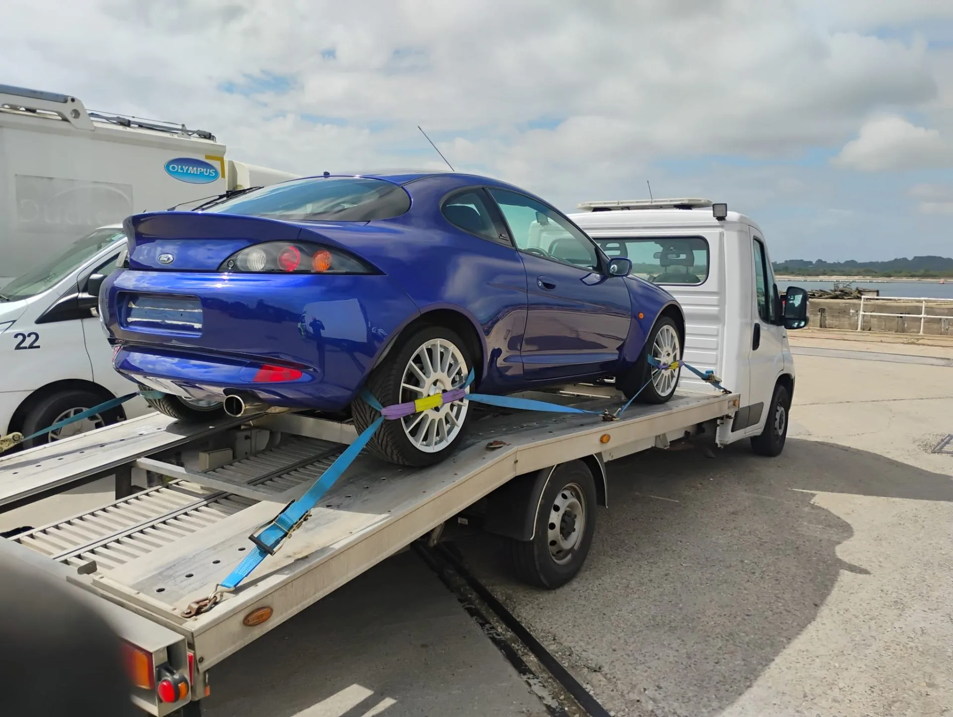 Ford Puma sports coupe loaded for delivery